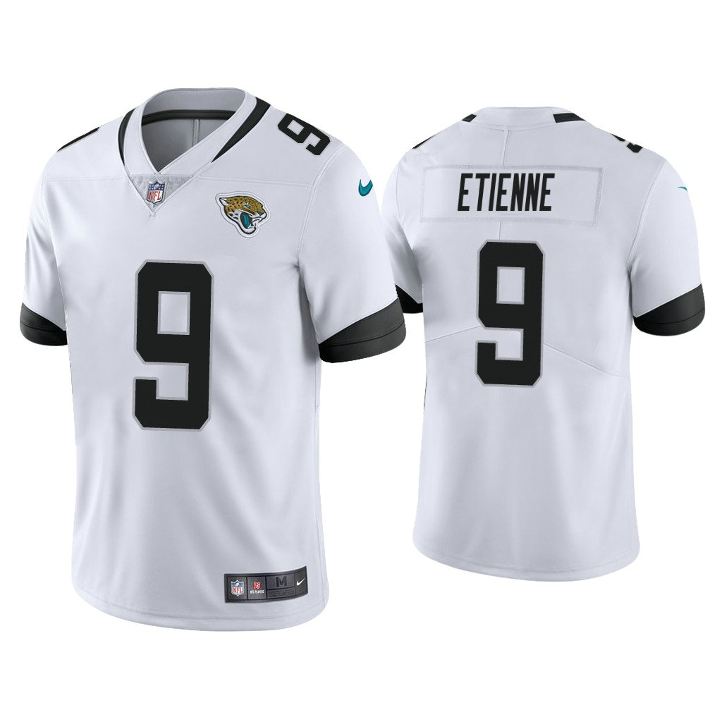 Jacksonville Jaguars #9 Travis Etienne White 2021 NFL Draft Vapor Limited Jersey Jacksonville Jaguars #9 Travis Etienne White 2021 NFL Draft Vapor Limited Jersey