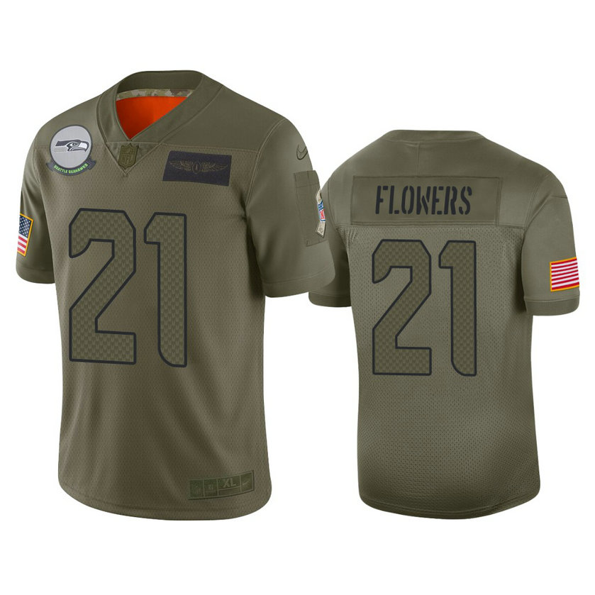 Seattle Seahawks #21 Tre Flowers Camo 2019 Salute to Service Limited Jersey Seattle Seahawks #21 Tre Flowers Camo 2019 Salute to Service Limited Jersey