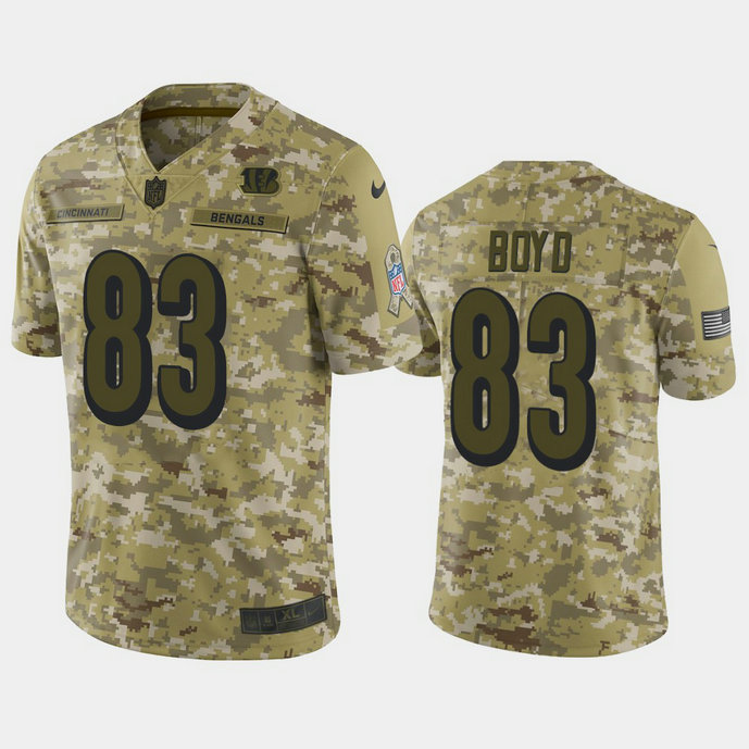 Cincinnati Bengals Tyler Boyd #83 2018 Salute to Service Limited Camo Jersey