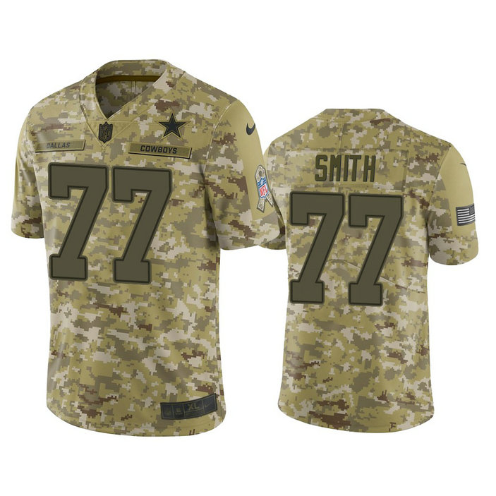 Dallas Cowboys Tyron Smith #77 Camo Jersey 2018 Salute to Service Dallas Cowboys Tyron Smith #77 Camo Jersey 2018 Salute to Service