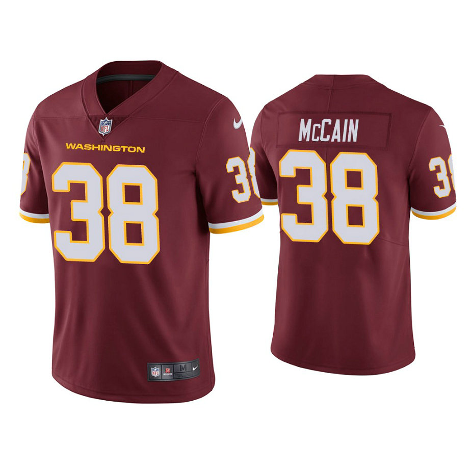 Washington Football Team #38 Bobby McCain Burgundy Vapor Limited Jersey