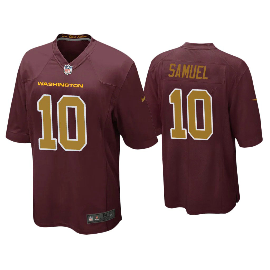 Washington Football Team #10 Curtis Samuel Burgundy Alternate Game Jersey