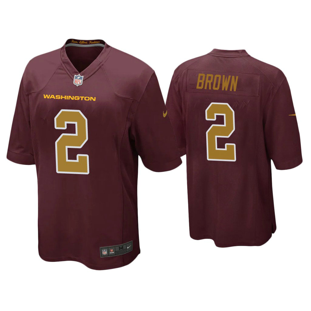Washington Football Team #2 Dyami Brown Burgundy Alternate Game Jersey