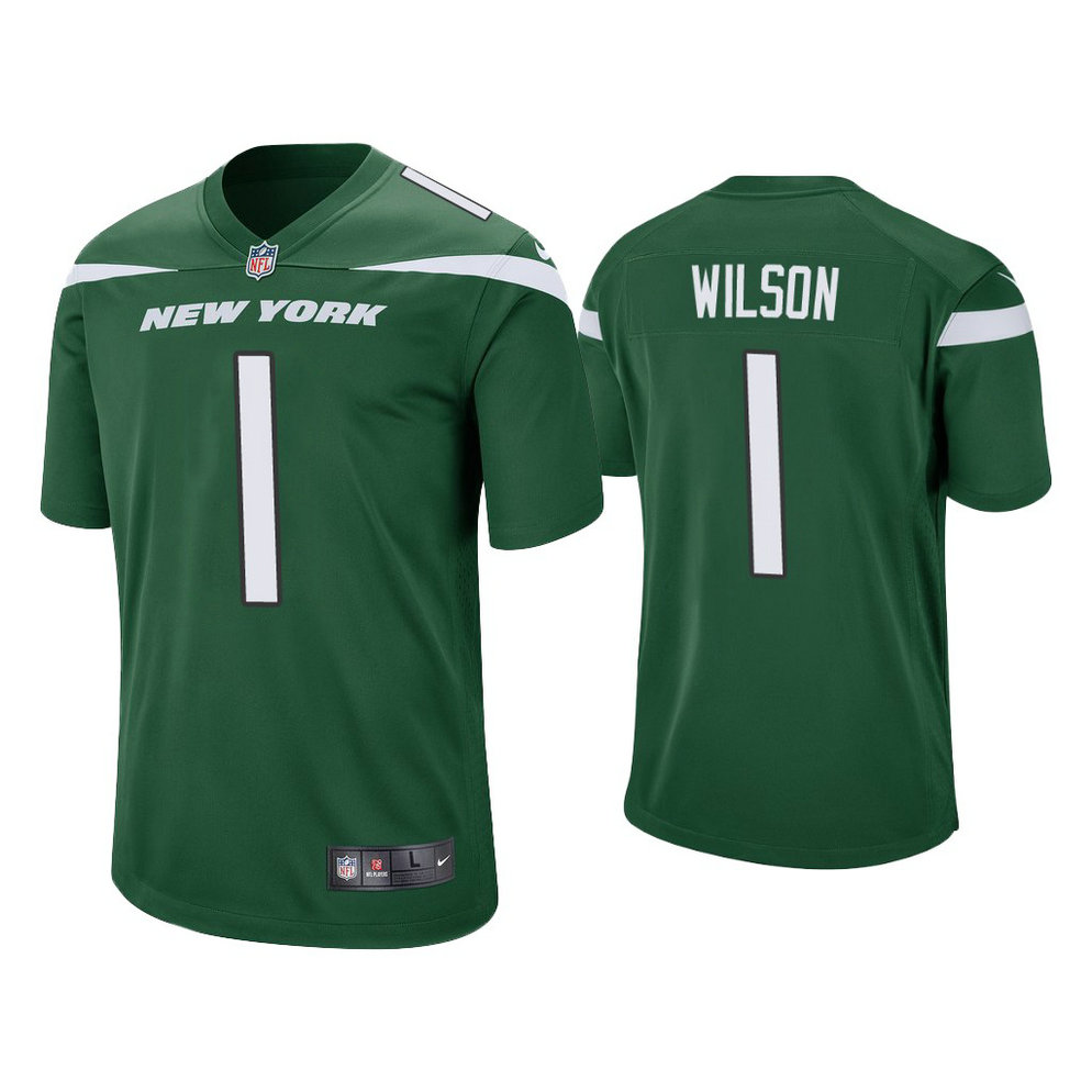 New York Jets #1 Zach Wilson Green 2021 NFL Draft Game Jersey New York Jets #1 Zach Wilson Green 2021 NFL Draft Game Jersey