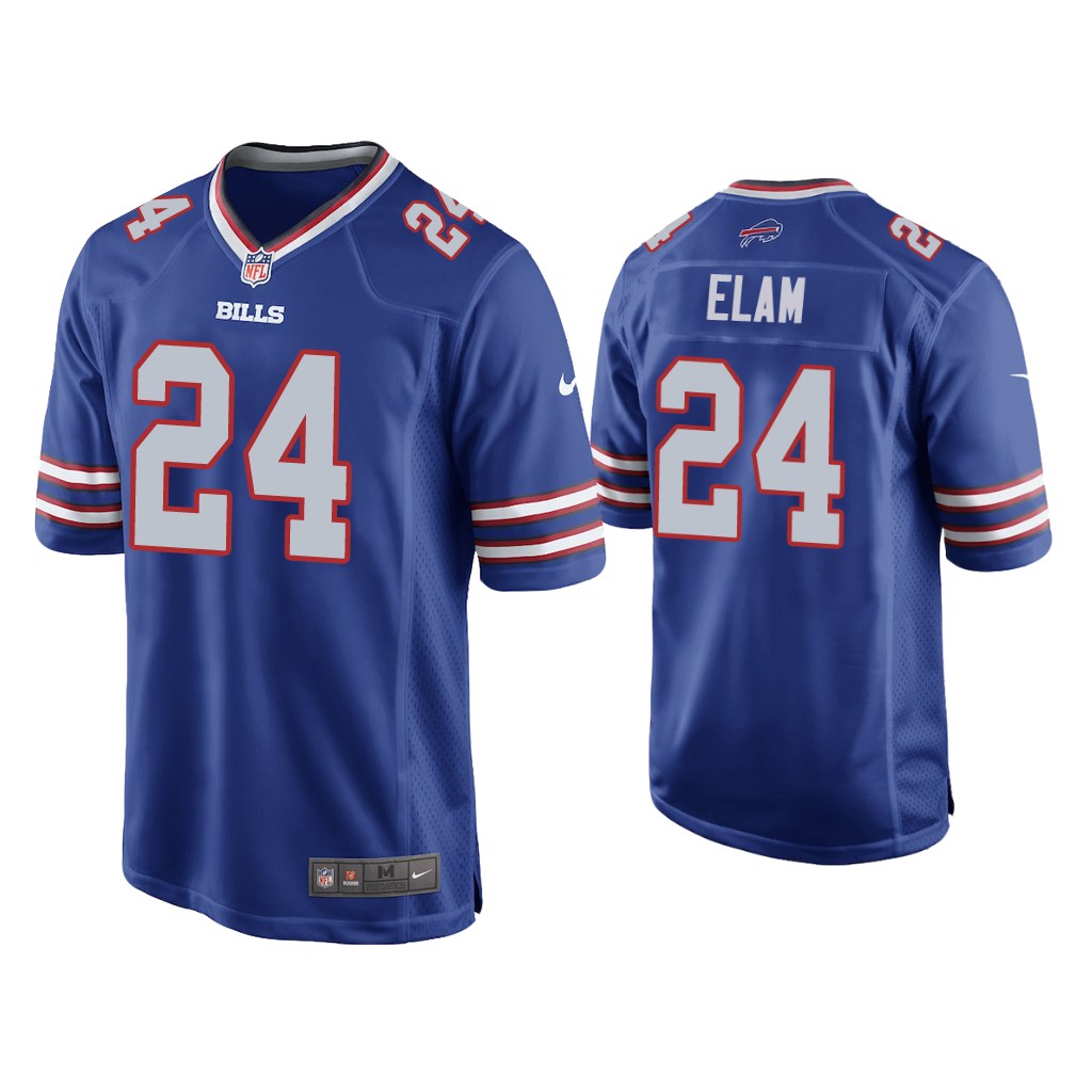 Buffalo Bills #24 Kaiir Elam Royal Game 2022 NFL Draft Jersey Buffalo Bills #24 Kaiir Elam Royal Game 2022 NFL Draft Jersey