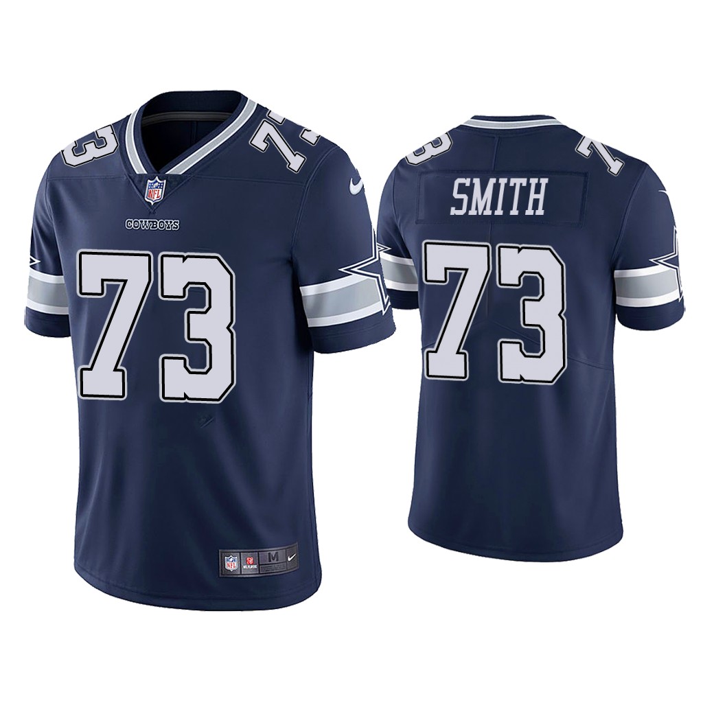Dallas Cowboys #73 Tyler Smith Navy Vapor Limited 2022 NFL Draft Jersey