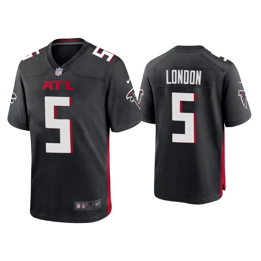 Atlanta Falcons #5 Drake London Black Game 2022 NFL Draft Jersey Atlanta Falcons #5 Drake London Black Game 2022 NFL Draft Jersey