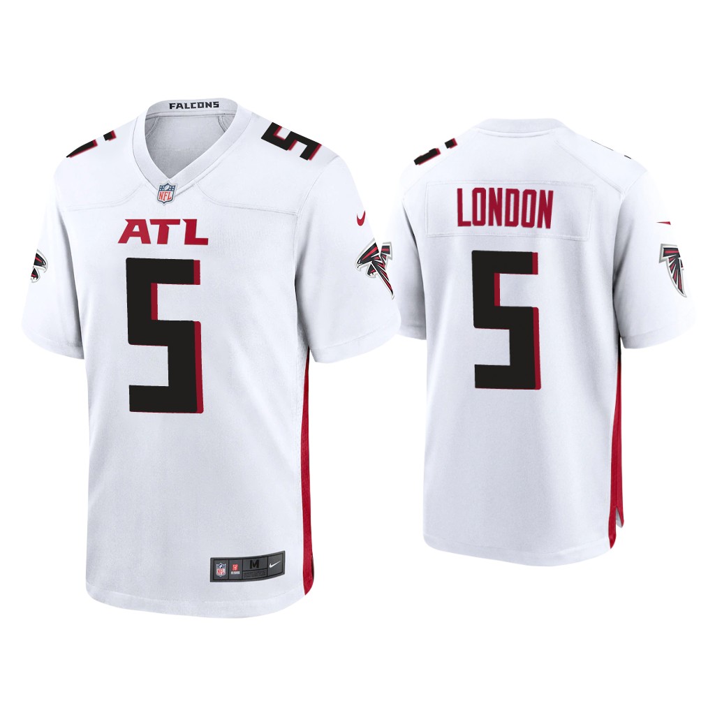 Atlanta Falcons #5 Drake London White Game 2022 NFL Draft Jersey Atlanta Falcons #5 Drake London White Game 2022 NFL Draft Jersey