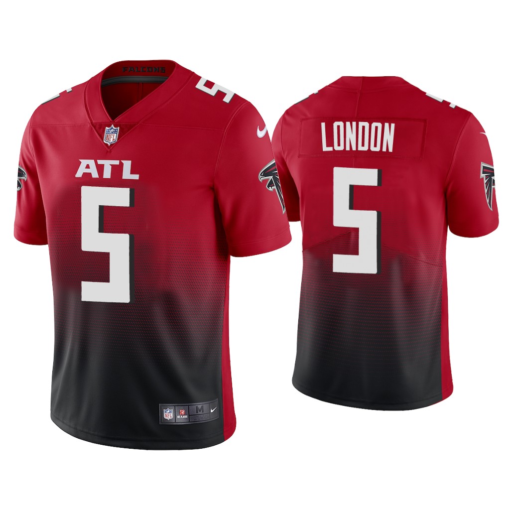Atlanta Falcons #5 Drake London Red Limited 2022 NFL Draft Jersey Atlanta Falcons #5 Drake London Red Limited 2022 NFL Draft Jersey