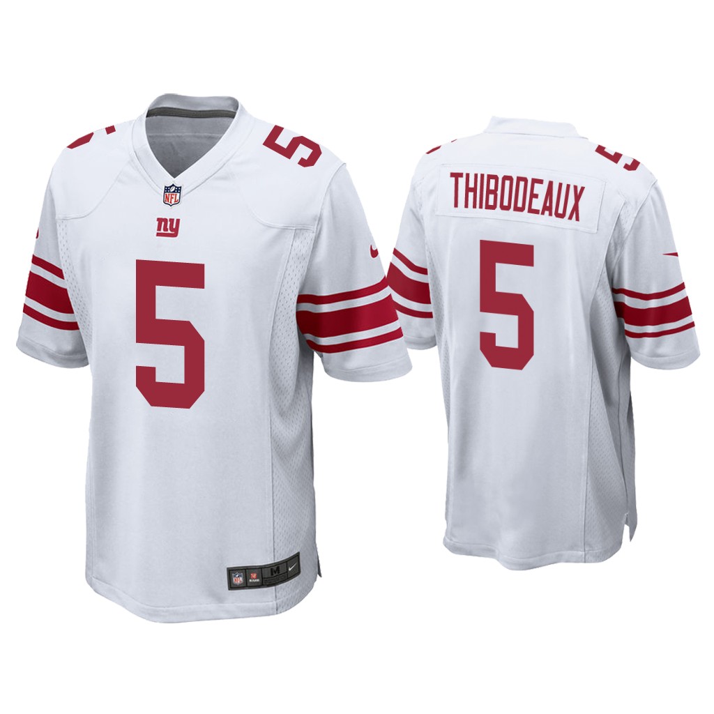 New York Giants #5 Kayvon Thibodeaux White Game 2022 NFL Draft Jersey