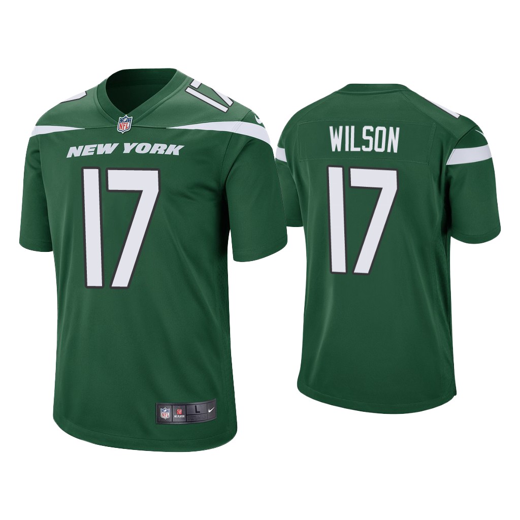 New York Jets #17 Garrett Wilson Green Game 2022 NFL Draft Jersey New York Jets #17 Garrett Wilson Green Game 2022 NFL Draft Jersey