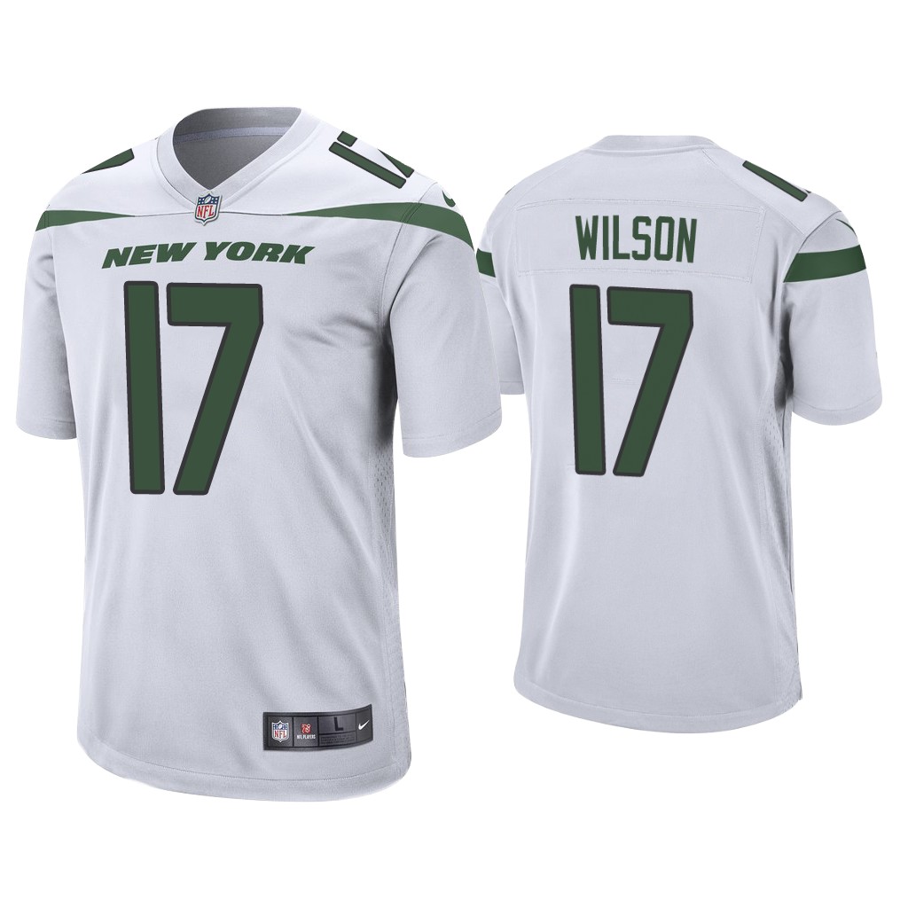 New York Jets #17 Garrett Wilson White Game 2022 NFL Draft Jersey New York Jets #17 Garrett Wilson White Game 2022 NFL Draft Jersey