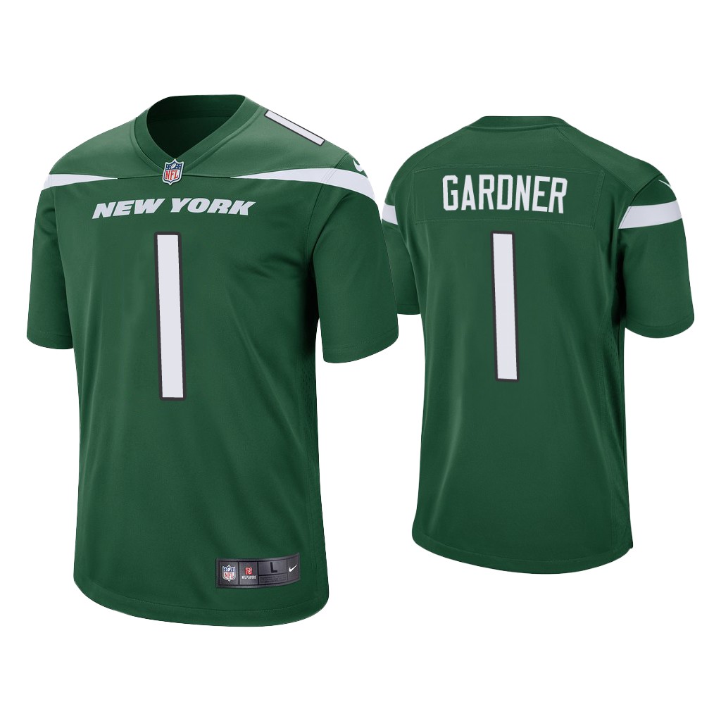 New York Jets #1 Sauce Gardner Green Game 2022 NFL Draft Jersey New York Jets #1 Sauce Gardner Green Game 2022 NFL Draft Jersey