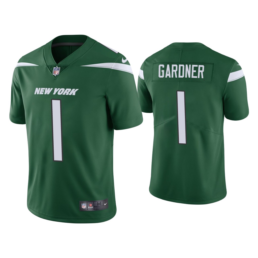 New York Jets #1 Sauce Gardner Green Vapor Limited 2022 NFL Draft Jersey New York Jets #1 Sauce Gardner Green Vapor Limited 2022 NFL Draft Jersey