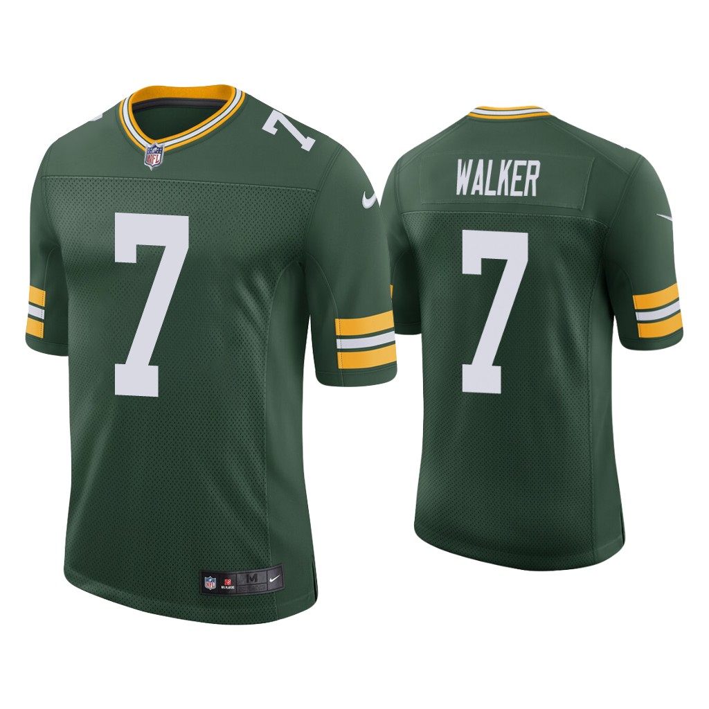 Green Bay Packers #7 Quay Walker Green Vapor Limited 2022 NFL Draft Jersey