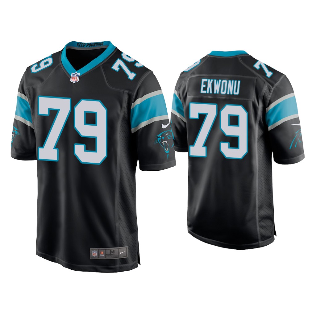Carolina Panthers #79 Ikem Ekwonu Black Game 2022 NFL Draft Jersey Carolina Panthers #79 Ikem Ekwonu Black Game 2022 NFL Draft Jersey