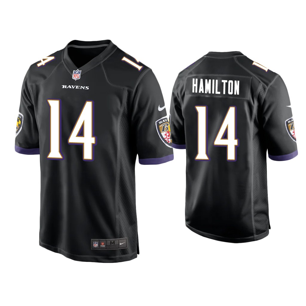 Baltimore Ravens #14 Kyle Hamilton Black Game 2022 NFL Draft Jersey Baltimore Ravens #14 Kyle Hamilton Black Game 2022 NFL Draft Jersey