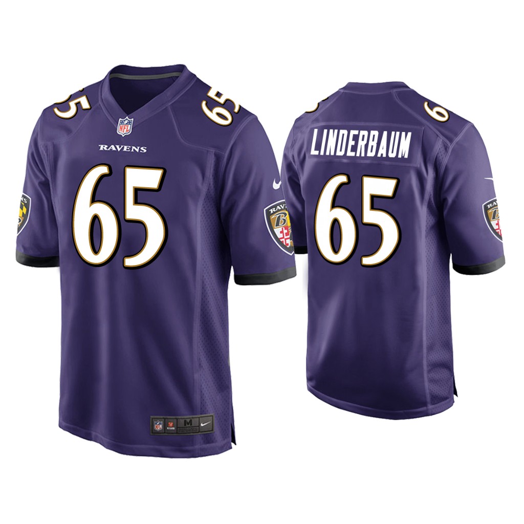 Baltimore Ravens #65 Tyler Linderbaum Purple Game 2022 NFL Draft Jersey Baltimore Ravens #65 Tyler Linderbaum Purple Game 2022 NFL Draft Jersey