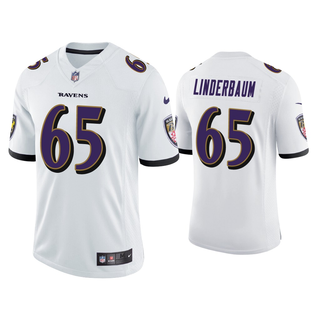 Baltimore Ravens #65 Tyler Linderbaum White Vapor Limited 2022 NFL Draft Jersey Baltimore Ravens #65 Tyler Linderbaum White Vapor Limited 2022 NFL Draft Jersey