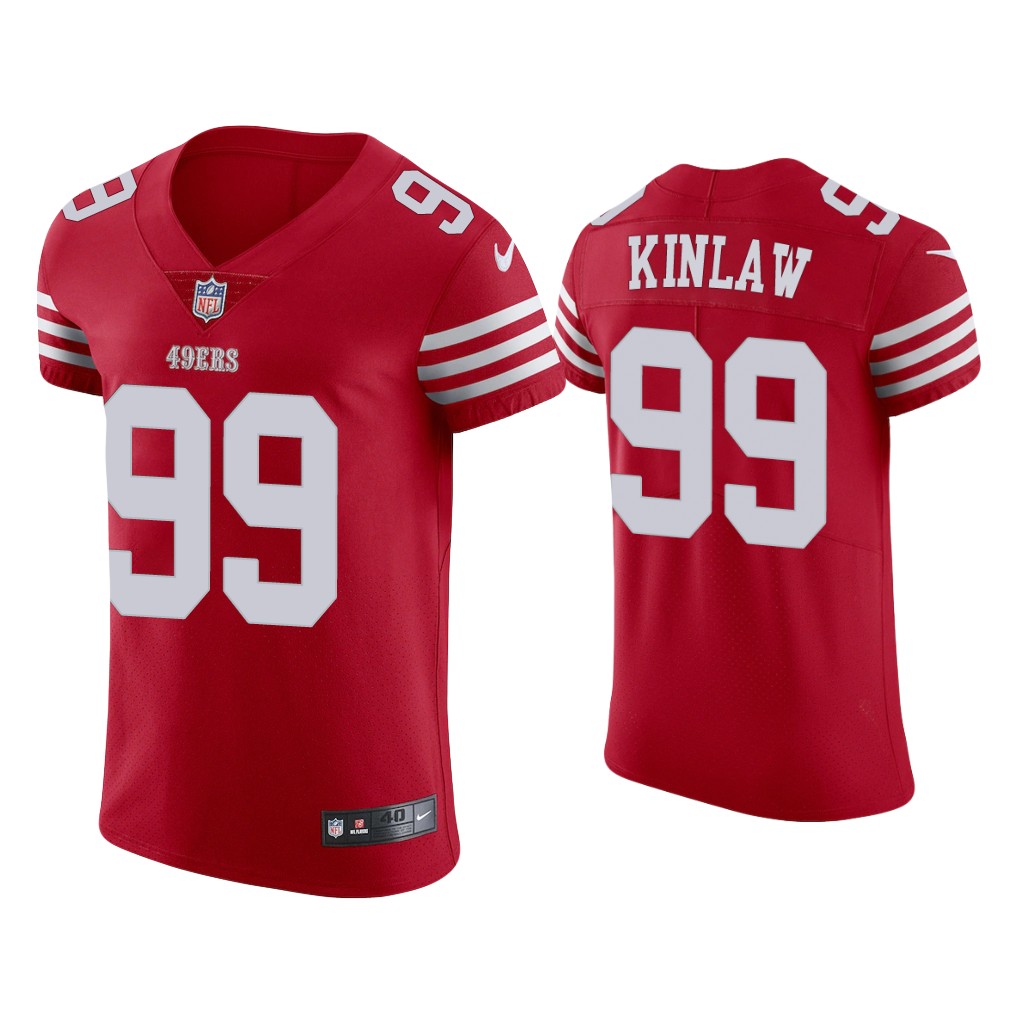 San Francisco 49ers #99 Javon Kinlaw Scarlet 2022-23 Vapor Elite Jersey San Francisco 49ers #99 Javon Kinlaw Scarlet 2022-23 Vapor Elite Jersey