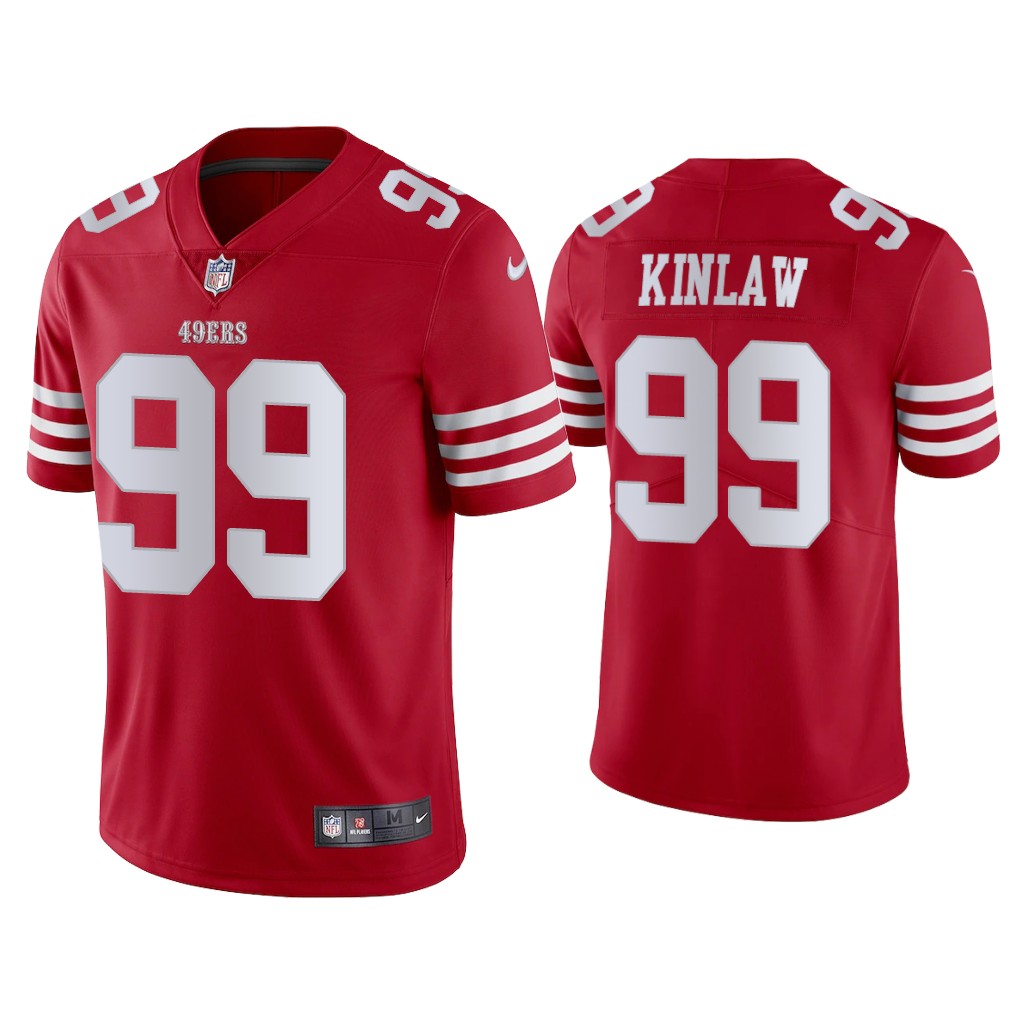 San Francisco 49ers #99 Javon Kinlaw Scarlet 2022-23 Vapor Limited Jersey San Francisco 49ers #99 Javon Kinlaw Scarlet 2022-23 Vapor Limited Jersey