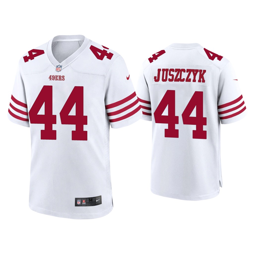 San Francisco 49ers #44 Kyle Juszczyk White Game Jersey