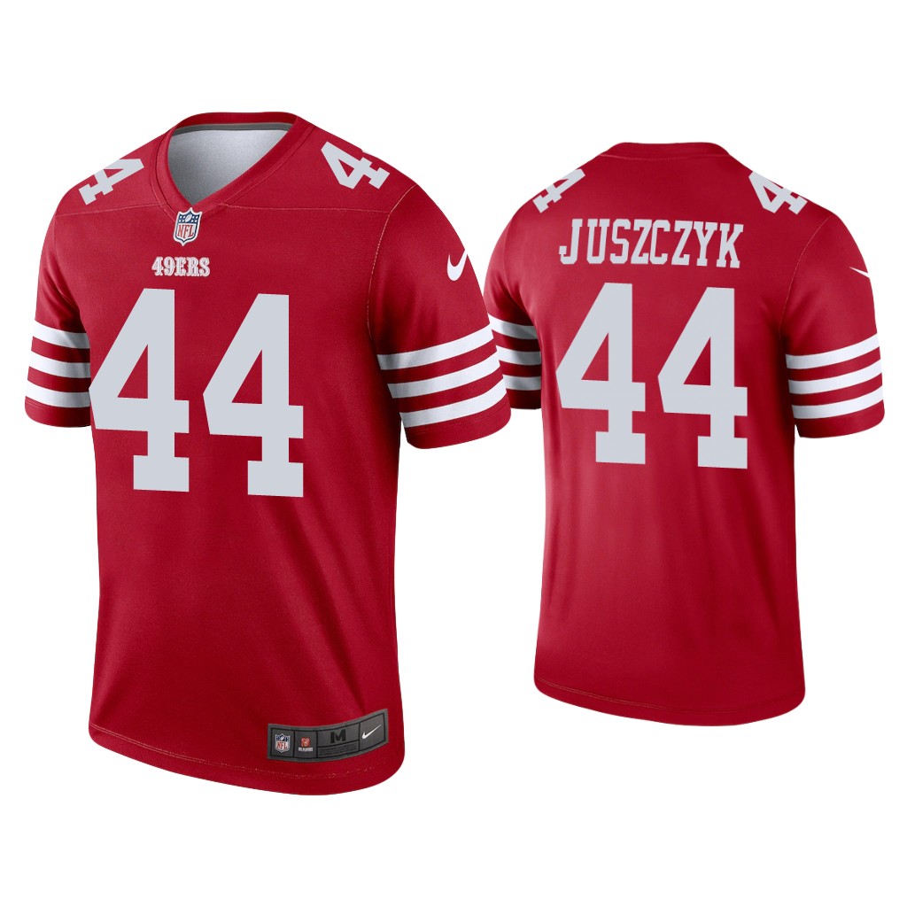 San Francisco 49ers #44 Kyle Juszczyk Scarlet 2022-23 Legend Jersey