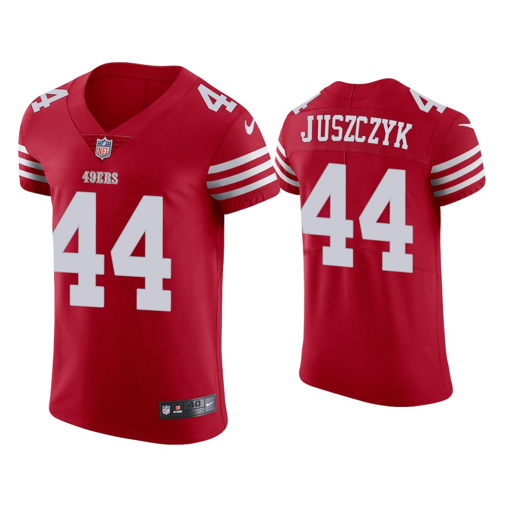 San Francisco 49ers #44 Kyle Juszczyk Scarlet 2022-23 Vapor Elite Jersey