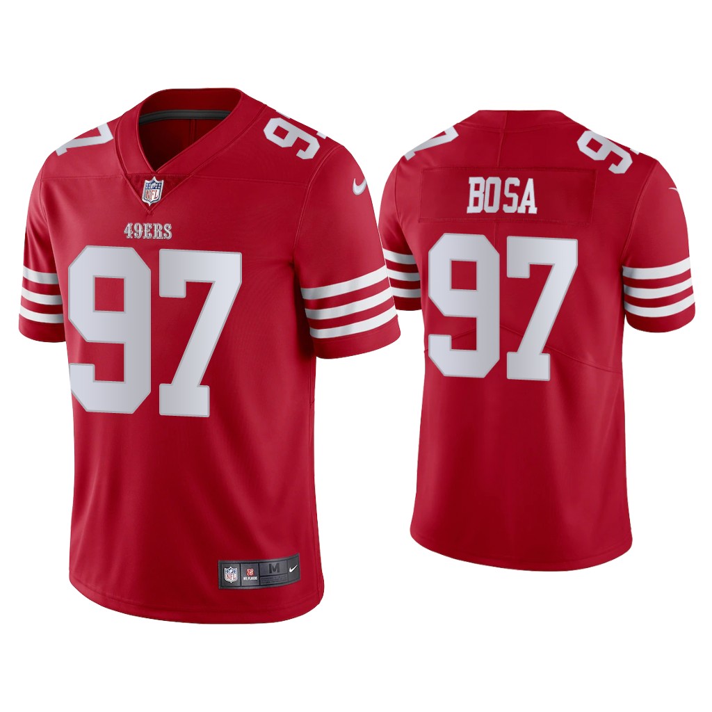 San Francisco 49ers #97 Nick Bosa Scarlet 2022-23 Vapor Limited Jersey