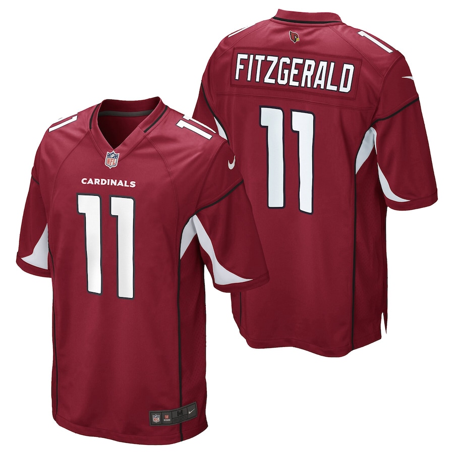 Youth - Arizona Cardinals Home Game Larry Fitzgerald Jersey