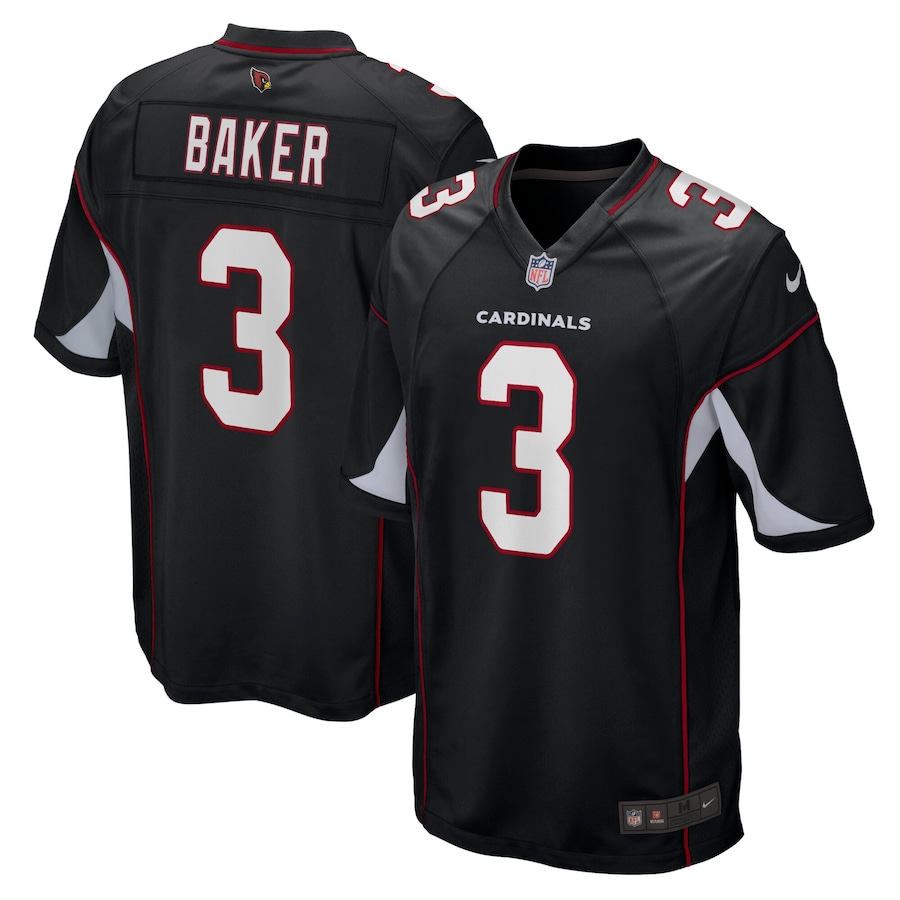 Youth - Arizona Cardinals Nike Game Alternate Black - Budda Baker Jersey Youth - Arizona Cardinals Nike Game Alternate Black - Budda Baker Jersey