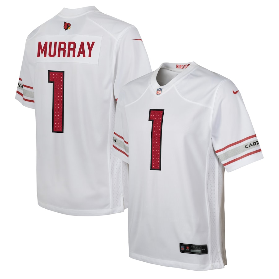 Youth - Arizona Cardinals Nike Game Road White - Kyler Murray Jersey Youth - Arizona Cardinals Nike Game Road White - Kyler Murray Jersey