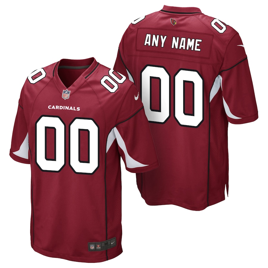 Youth - Arizona Cardinals Nike Home Game Cardinal - Custom Jersey Youth - Arizona Cardinals Nike Home Game Cardinal - Custom Jersey