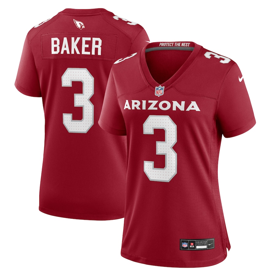 Women's - Arizona Cardinals Nike Home Game Team Colour Cardinal - Budda Baker Jersey Women's - Arizona Cardinals Nike Home Game Team Colour Cardinal - Budda Baker Jersey