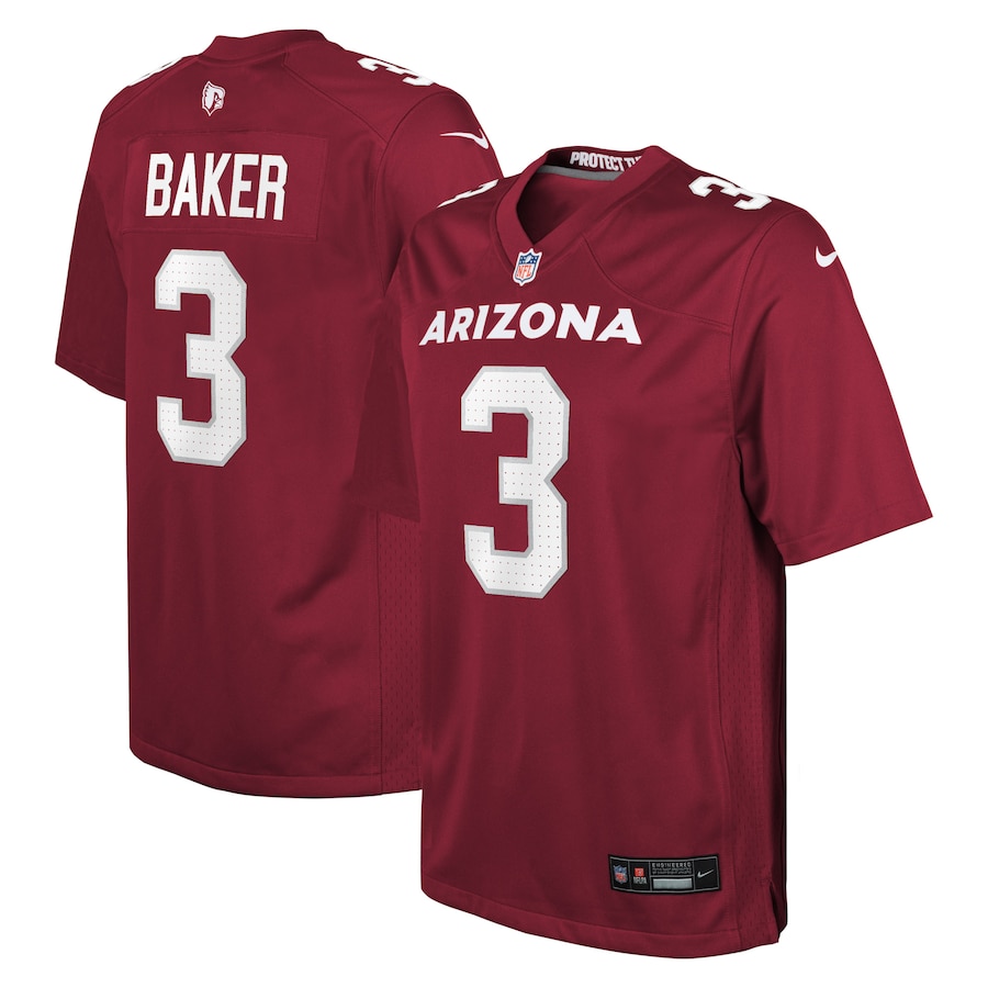 Youth - Arizona Cardinals Nike Home Game Team Colour Cardinal - Budda Baker Jersey Youth - Arizona Cardinals Nike Home Game Team Colour Cardinal - Budda Baker Jersey