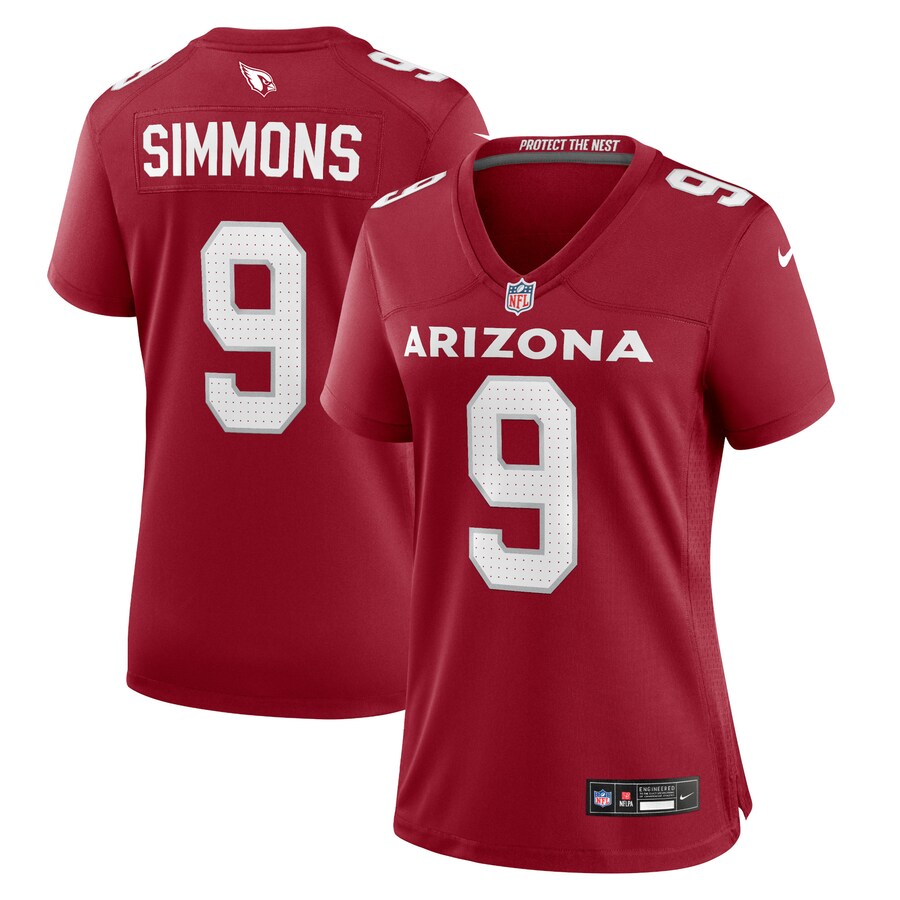 Women's - Arizona Cardinals Nike Home Game Team Colour Cardinal - Isaiah Simmons Jersey