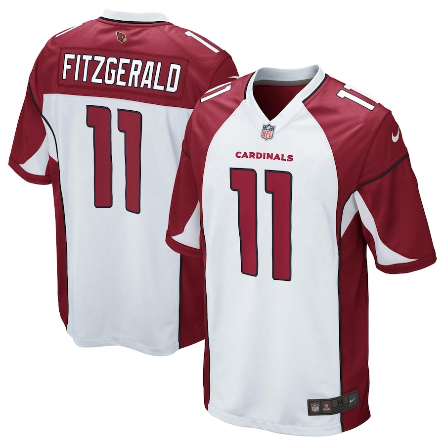 Youth - Arizona Cardinals Road Game Larry Fitzgerald Jersey