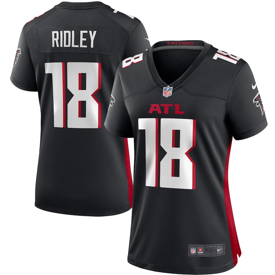 Women's - Atlanta Falcons Nike Home Game Black - Calvin Ridley Jersey