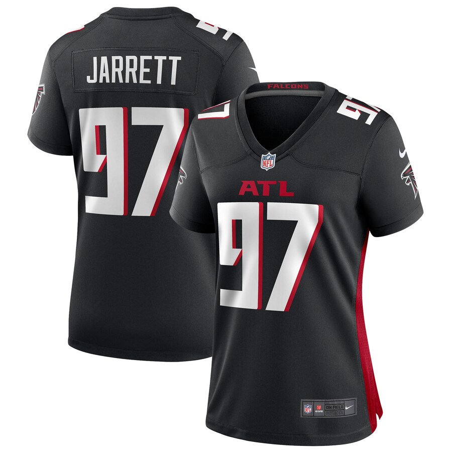 Women's - Atlanta Falcons Nike Home Game Black - Grady Jarrett Jersey Women's - Atlanta Falcons Nike Home Game Black - Grady Jarrett Jersey
