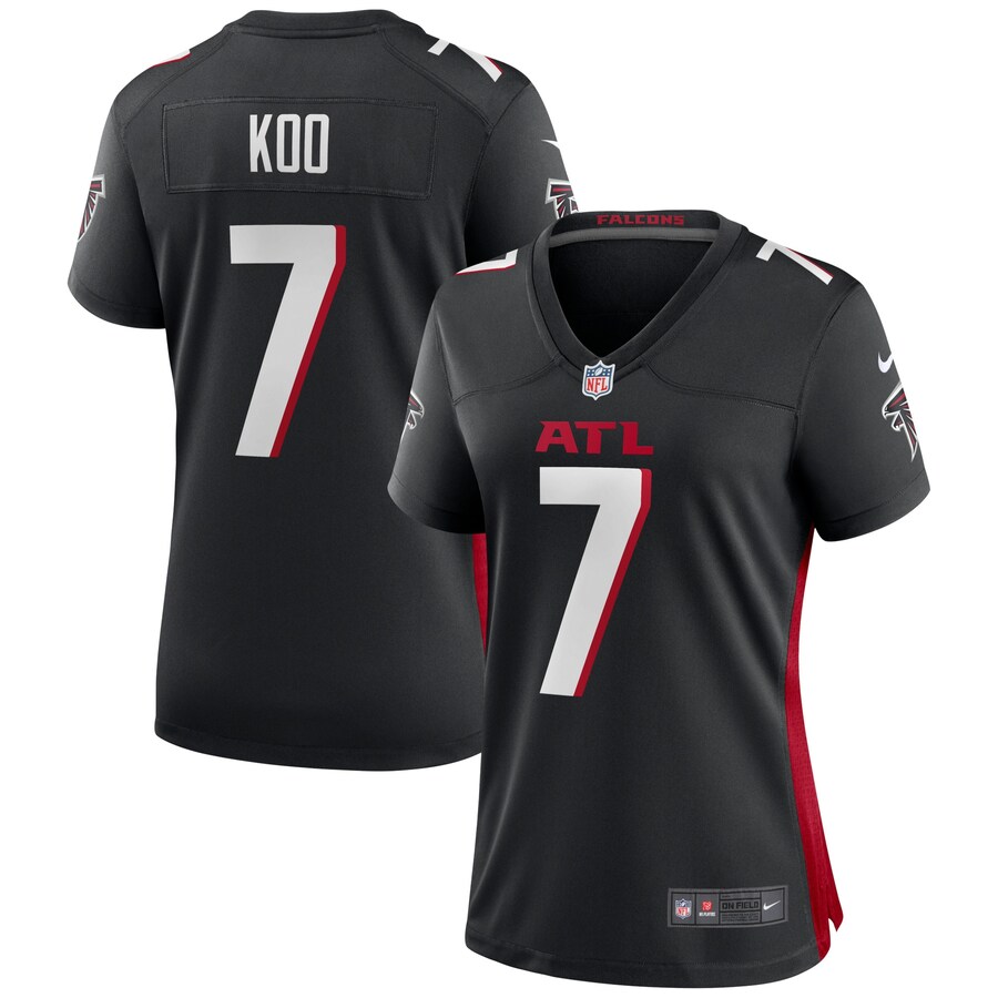 Women's - Atlanta Falcons Nike Home Game Black - Younghoe Koo Jersey Women's - Atlanta Falcons Nike Home Game Black - Younghoe Koo Jersey