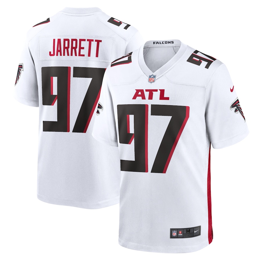 Youth - Atlanta Falcons Nike Road Game White - Grady Jarrett Jersey Youth - Atlanta Falcons Nike Road Game White - Grady Jarrett Jersey
