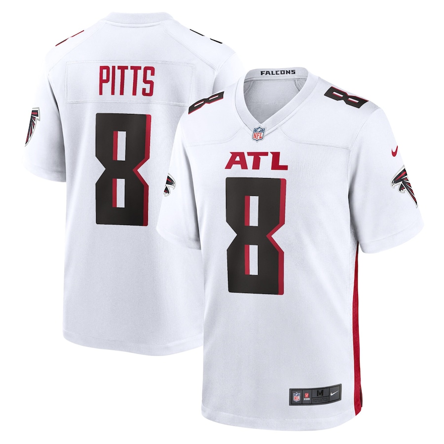 Youth - Atlanta Falcons Nike Road Game White - Kyle Pitts Jersey Youth - Atlanta Falcons Nike Road Game White - Kyle Pitts Jersey