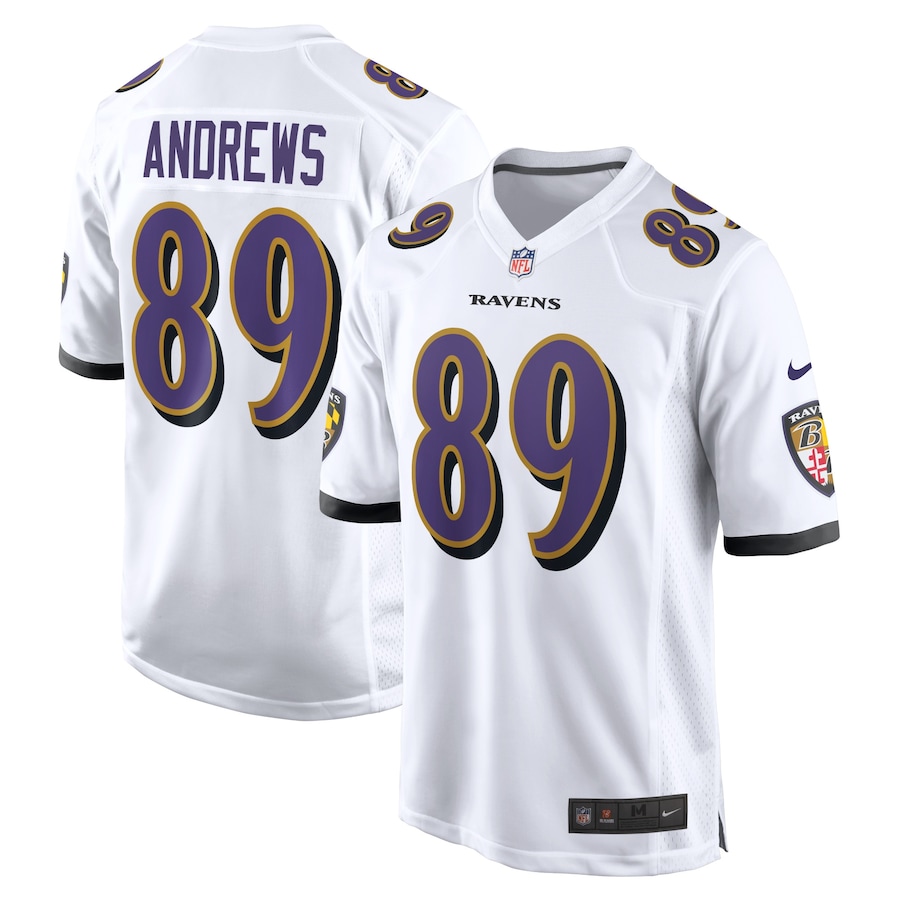 Youth - Baltimore Ravens Nike Road Game White - Mark Andrews Jersey Youth - Baltimore Ravens Nike Road Game White - Mark Andrews Jersey