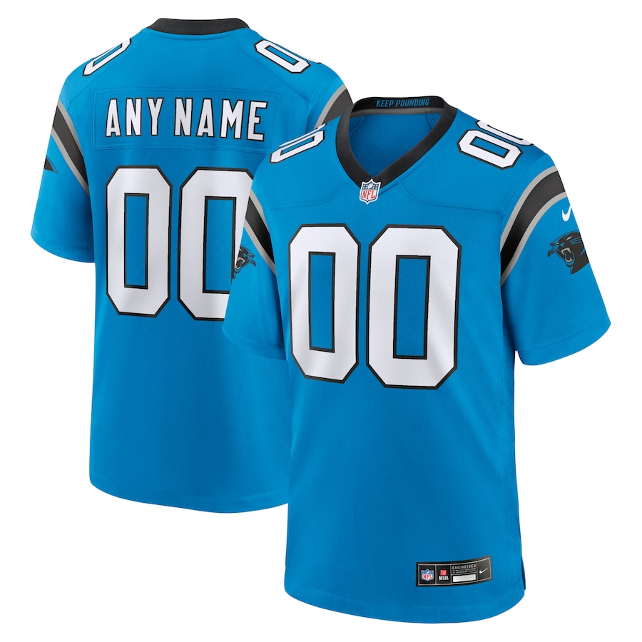 Men's - Carolina Panthers Nike Alternate Game Custom Jersey Men's - Carolina Panthers Nike Alternate Game Custom Jersey