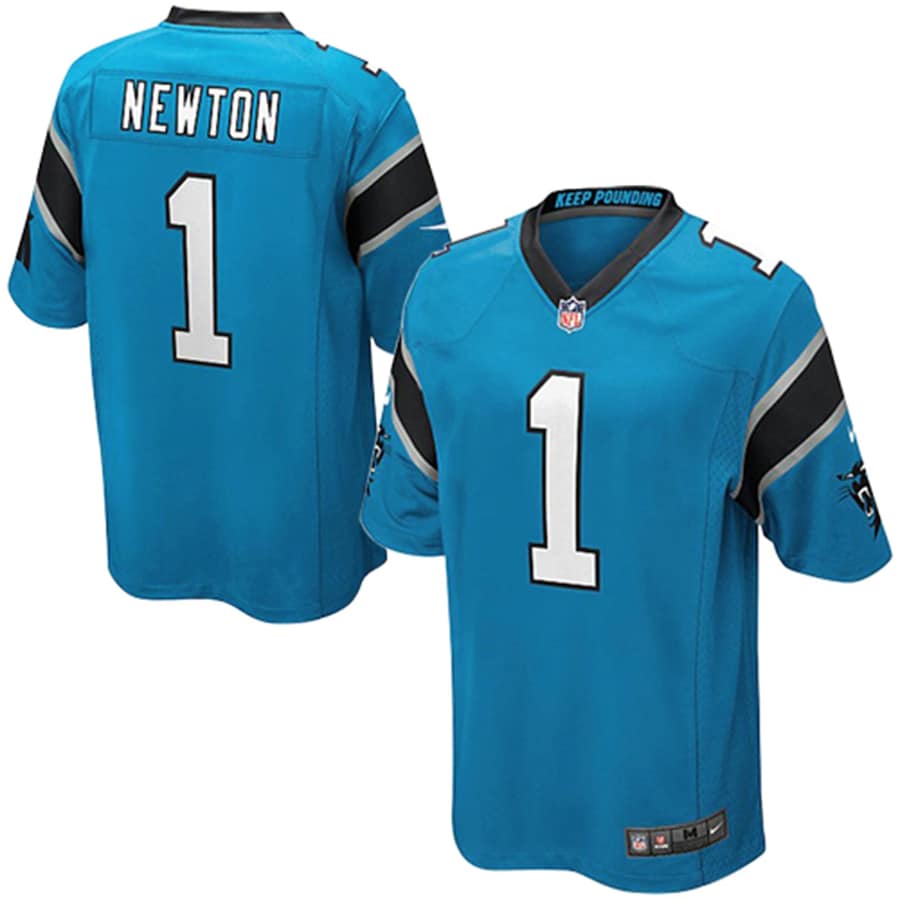 Youth - Carolina Panthers Nike Game Alternate Blue - Cam Newton Jersey