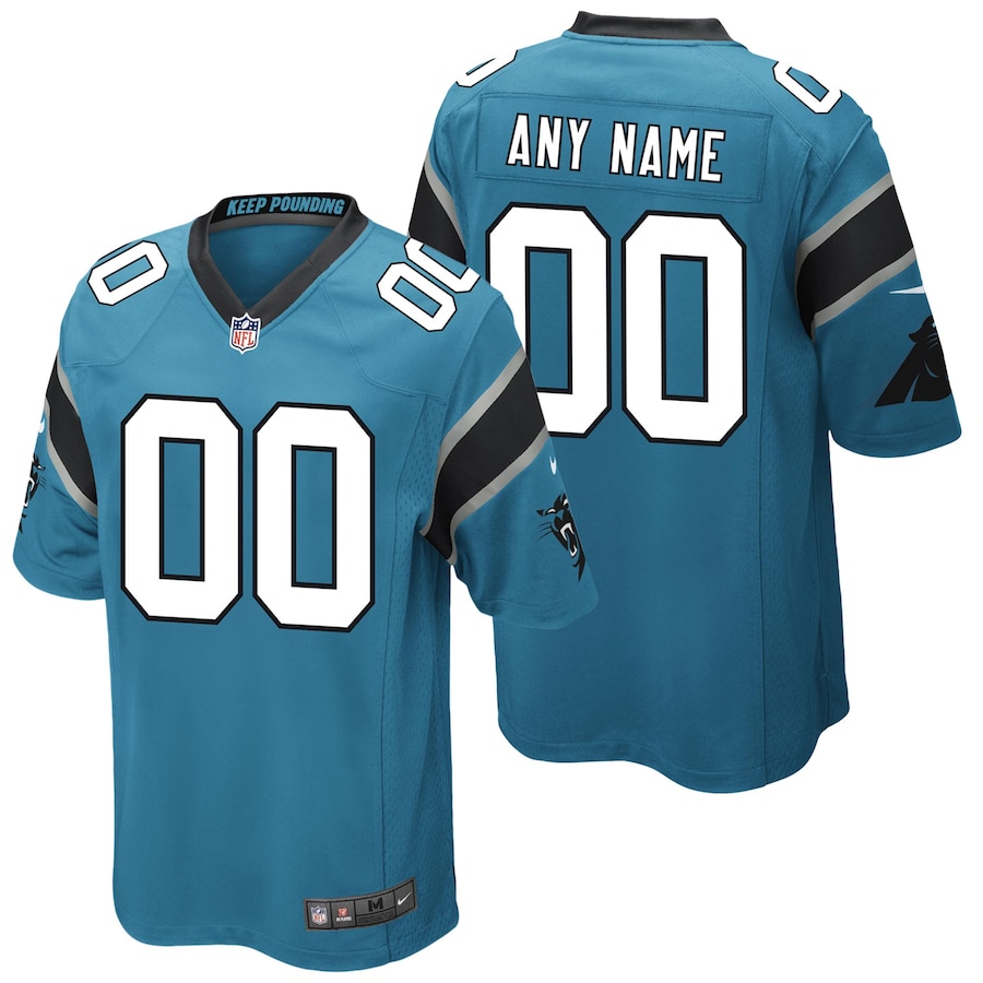 Youth - Carolina Panthers Nike Game Alternate Blue - Custom Jersey
