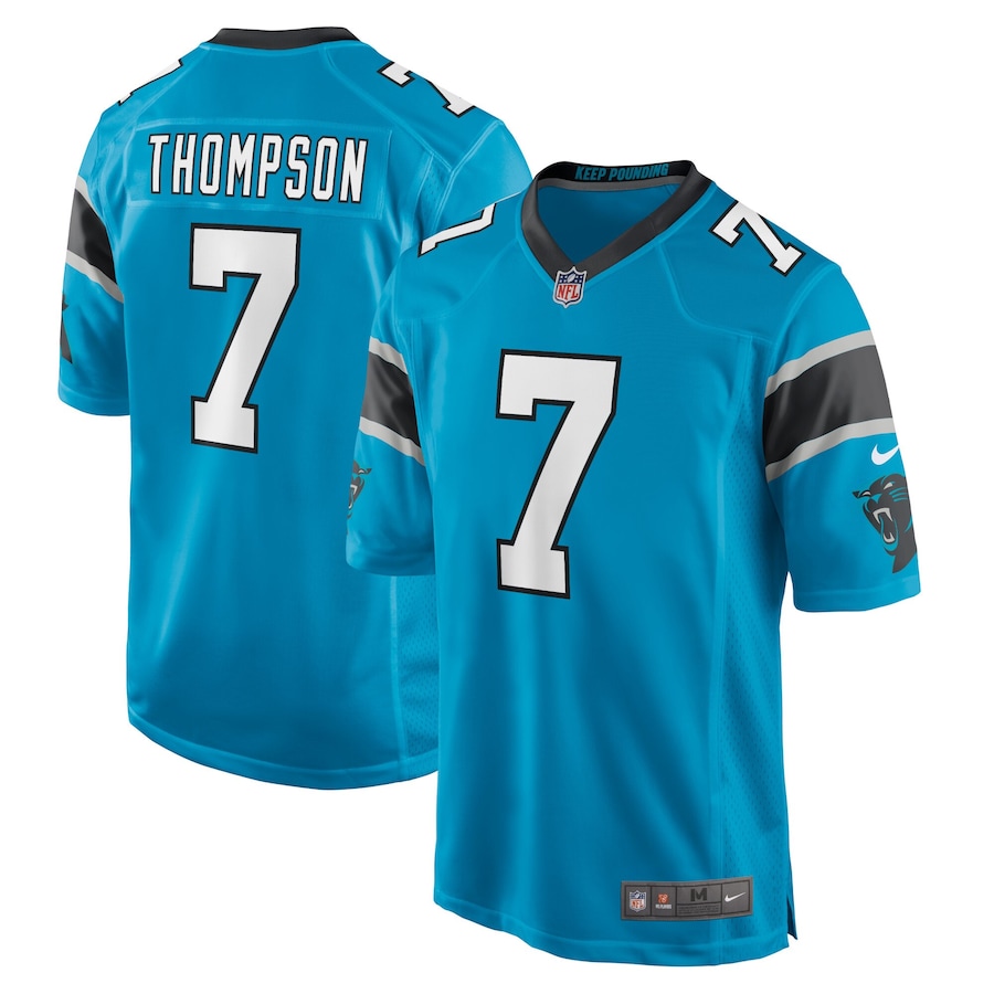 Youth - Carolina Panthers Nike Game Alternate Blue - Shaq Thompson Jersey
