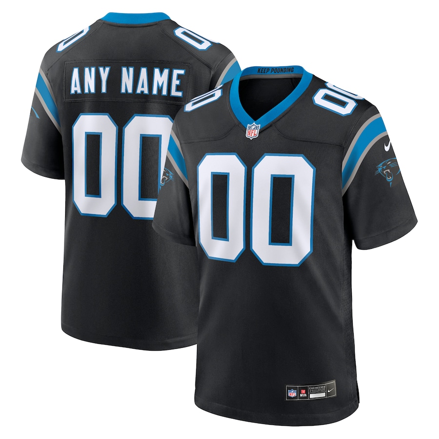 Men's - Carolina Panthers Nike Game Team Colour Custom Jersey Men's - Carolina Panthers Nike Game Team Colour Custom Jersey