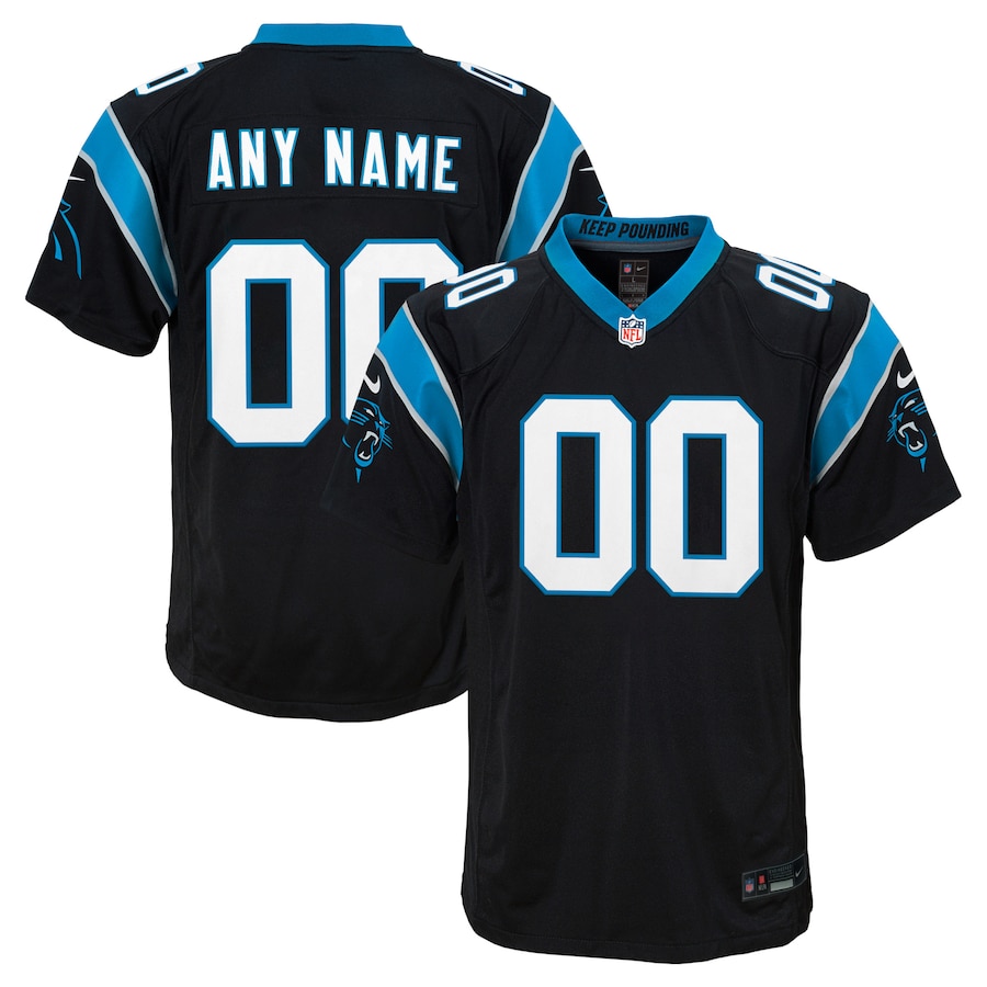 Youth - Carolina Panthers Nike Game Team Colour Custom Jersey