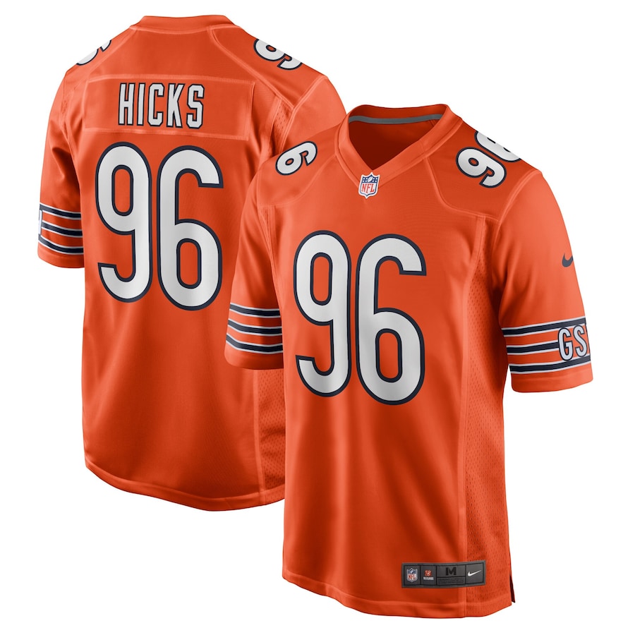 Youth - Chicago Bears Alternate Game Orange - Akiem Hicks Jersey Youth - Chicago Bears Alternate Game Orange - Akiem Hicks Jersey